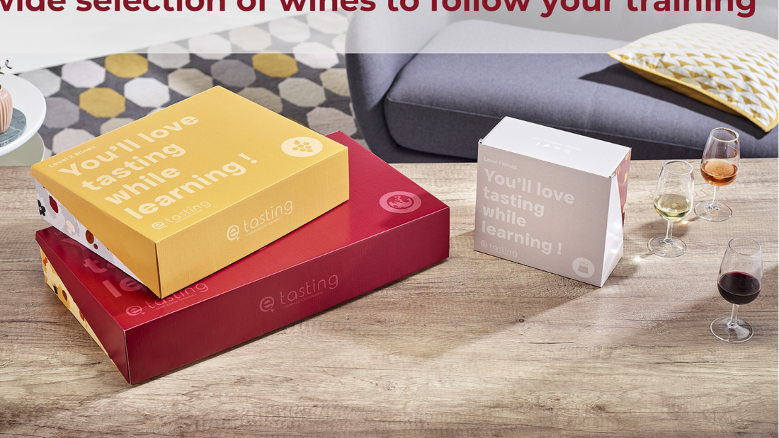 Wine tasting kit to take your WSET exam. Etasting USA