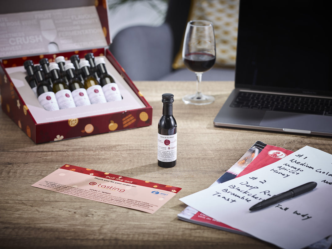 Wine tasting kit to take your WSET exam. Etasting USA
